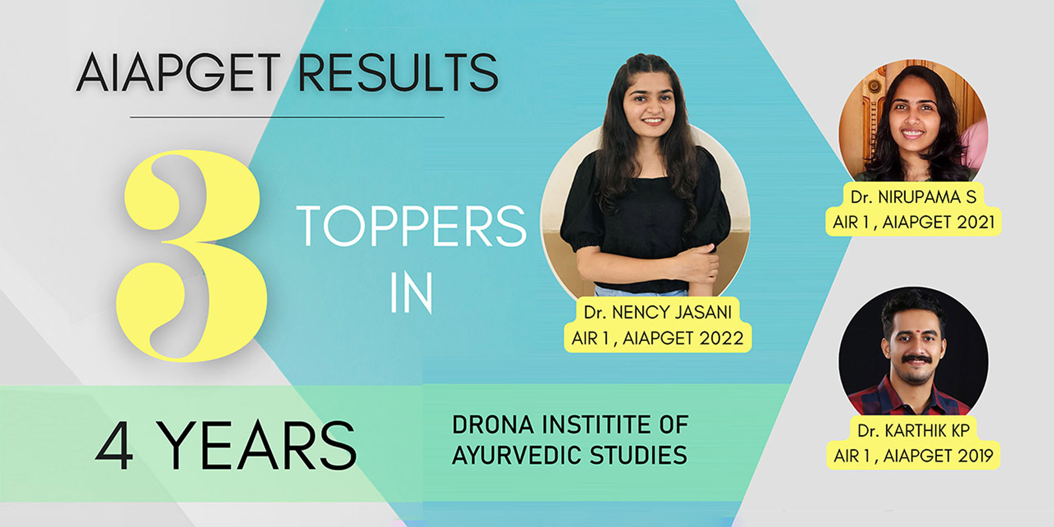 Dr Nency Jasani - AIAPGET 2022 result - 1st rank